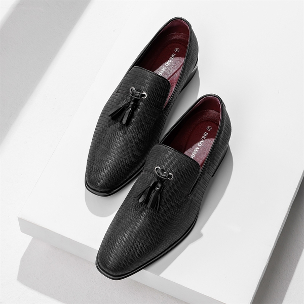 Men's Dress Loafers With Tassels-Bruno Marc